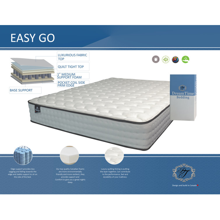 Dream Time Bedding 10'' Firm Innerspring Mattress & Reviews Wayfair